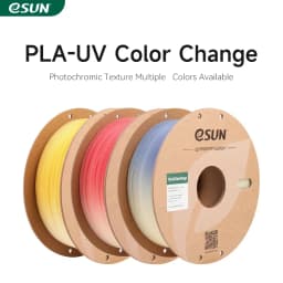 eSUN PLA Filament UV Color Change 3D Printer Filament For Bambu Lab 1.75mm 1KG Photochromic PLA UV Color Change 3D Filament