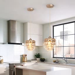 Crystal K9 Chandelier Lamp Living Bedroom Indoor Hanging Lighting Fixtures Modern Gold Pendant Lights for Restaurant Cloakroom E