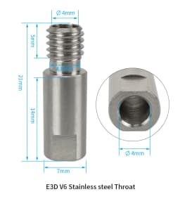 For Artillery Sidewinder X1/X2 Hotend For Genius Print Head Brass Hardened Steel Volcano Nozzle Extruder 3D Printer Parts