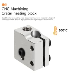For Artillery Sidewinder X1/X2 Hotend For Genius Print Head Brass Hardened Steel Volcano Nozzle Extruder 3D Printer Parts