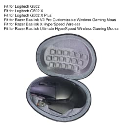 Travel Hard Mouse Case Wireless Storage EVA Gaming Protective Hard Case for Logitech G502 X Plus