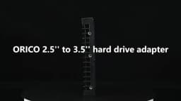 ORICO 2.5 SATA MSATA NGFF Hard Drive Caddy Standard 2.5 to 3.5'' Hard Drive Caddy SATA 3.0 Adapter Internal Drive Bay Tool Free