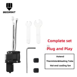 For Bambu Lab X1C P1P P1S Complete Hotend Print Head with Fan Thermistor Ceramic Heater 0.4mm Hardened steel nozzle For Bambulab