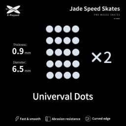 X-Raypad Jade Speed DIY Mouse Skates – Universal D6.5mm PTFE Dots