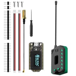 Heltec V4 Meshtastic WiFi LoRa 32 Dev-Board Case Set Soft Antenna ESP32 SX1262 Solar Powered BLE Low Power