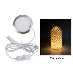 3D Printer DIY Model LED Lamp Kit 001 For Bambu Lab A1/A1mini/P1S/P1P/X1C USB White/Cold/Warm Light For Bambu Lab LED Lamp Kit