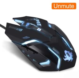 OW DVA Pink Game Office Mouse Girls Light-emitting Competition Chicken Cute Wired Mouse for PC Laptop CF Overwatch
