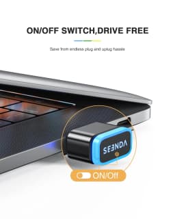 Seenda Mouse Jiggler USB Driver-Free Shaker Mechanical Undetectable Mouse Mover Simulator Smart Keeps Computer/PC/Laptop Awake
