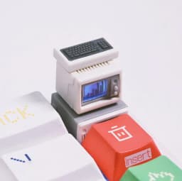Retro PC Keycap IBM PC 5150 Serier K-02 Keycap Vintage Style Classic Retro Keycap For Mechanical Keyboard Backlit Keycap ESC
