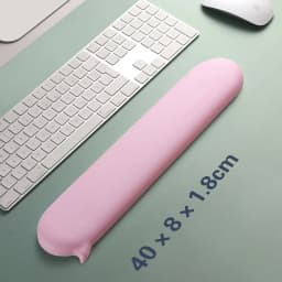 Chat Bubble Silicone Wrist Mouse Pad Keyboard Hand Rest Wrist Rest Palm Rest Wrist Pad Ergonomics White High Value Solid Color