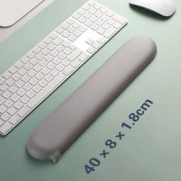 Chat Bubble Silicone Wrist Mouse Pad Keyboard Hand Rest Wrist Rest Palm Rest Wrist Pad Ergonomics White High Value Solid Color
