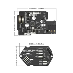 BIGTREETECH EBB SB2209 SB2240 CAN V1.0 CanBus HeadTool USB PT1000 for Klipper Voron StealthBurner VS Fly-SB2040 3D Printer Board