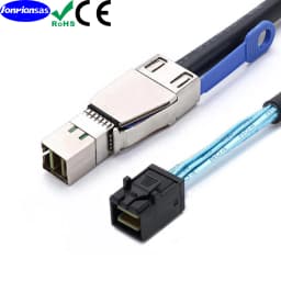 SFF-8644 to SFF-8643 Mini SAS HD Hybrid Cable, 12Gbps SAS 3.0 Adapter for RAID/Data Center/Workstation/Desktop 0.5M/1M/2M