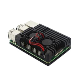 Raspberry Pi 3B+ 3B Aluminum Case Active Passive Cooling Metal Armored Shell Case for RPI 3B 3B+