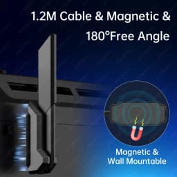 WiFi 6E 6Ghz Antenna Magnetic Foldable 2.4G/5G 12DBi High Gain External Signal Receiver Antenna For Network Card Wireless Router