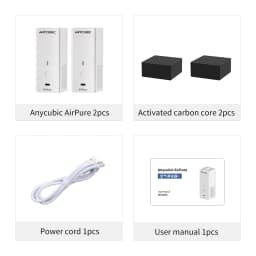 ANYCUBIC AirPure 3D Printer Parts Efficient Air Purification Low Noise High Speed Powerful Fan for Resin 3D Printer Photon M3
