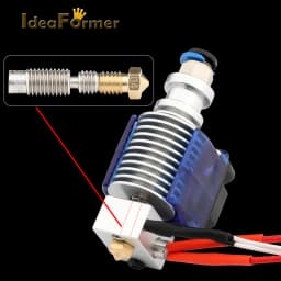 New Upgraded V6 Hotend Kit 1.75mm 12V/24V Bowden Extruder Print Head Remote Long-distance J-head For E3D PT100 3D Printer Parts
