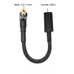 100W USB C PD to DC Universal Laptop Charger Converter Type C Fast Charging Adapter Cable Cord for Asus Lenovo Hp Dell Laptop