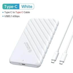 ORICO 2.5 inch HDD Enclosure SATA to USB 3.0 Type-C External Hard Drive Case 5Gbps Speed SATA SSD HDD Case 6TB Storage Box