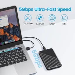 ORICO 2.5 inch HDD Enclosure SATA to USB 3.0 Type-C External Hard Drive Case 5Gbps Speed SATA SSD HDD Case 6TB Storage Box