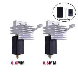 Upgrade Elegoo CC Hotend 0.2/0.4/0.6/0.8mm Assembled Extruder Hotend Kit for Elegoo Centauri Carbon Hot End / Centauri Nozzle
