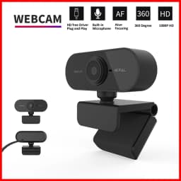 1080P HD Mini Webcam with Microphone, USB Interface Supports Laptop Desktop Computer, Suitable for Live Video Call Conference