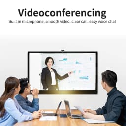 1080P HD Mini Webcam with Microphone, USB Interface Supports Laptop Desktop Computer, Suitable for Live Video Call Conference