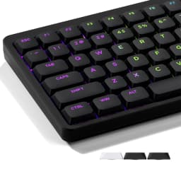 XVX 127Keys Low Profile Keycaps Double-Shot Shine Through Key Cap Set Game Mechanical Keyboard Skyline Key Caps
