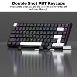 XVX 127Keys Low Profile Keycaps Double-Shot Shine Through Key Cap Set Game Mechanical Keyboard Skyline Key Caps