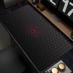 Geometric Office Accessories for Desk Mat Extended Pad Keyboard Gaming Pc Support Laptop Mouse Mats Cabinet Games Mousepad Anime