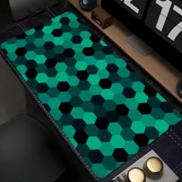 Geometric Office Accessories for Desk Mat Extended Pad Keyboard Gaming Pc Support Laptop Mouse Mats Cabinet Games Mousepad Anime