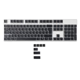 YMDK Pudding German ISO QWERTZ Double Shot PBT Shine Through OEM Profile Keycap Set Suitable For MX Switches Mechanical Keyboard