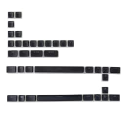 YMDK Pudding German ISO QWERTZ Double Shot PBT Shine Through OEM Profile Keycap Set Suitable For MX Switches Mechanical Keyboard