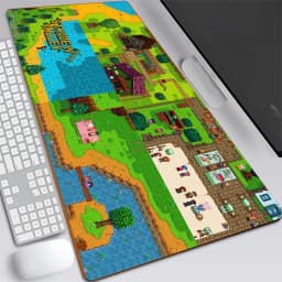 Stardew Valley Large Anti-slip Mat Deskpad Gaming Mousepad Speed Rug Game Table Mats Anime Keyboard and Mouse Pad For Office