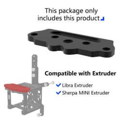 Mellow CNC Aluminium VzBoT 330/235 Printhead Bracket For Goliath Crazy Dragon Hotend VZ Extruder Sherpa Mini 3D Printer