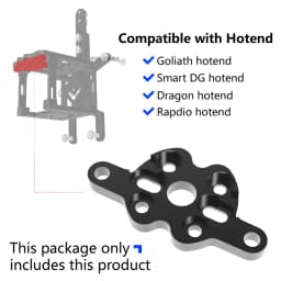 Mellow CNC Aluminium VzBoT 330/235 Printhead Bracket For Goliath Crazy Dragon Hotend VZ Extruder Sherpa Mini 3D Printer