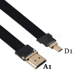 FPV Micro HDTV Compatible HDMI 90 degree Adapter FPC Band Flat HD Cable Pitch 20pin for Multicopter Air Photography