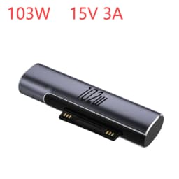 102W 6.8A PD Fast Charging Plug Converter for Microsoft Surface Pro X 8 7 6 5 4 3 Go Book USB C Charger Magnetic Power Adapter