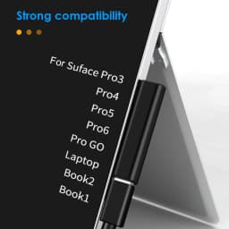 102W 6.8A PD Fast Charging Plug Converter for Microsoft Surface Pro X 8 7 6 5 4 3 Go Book USB C Charger Magnetic Power Adapter