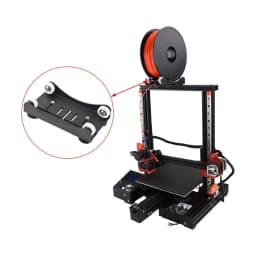 Toaiot Tabletop Filament Holder Rack Spool Material Shelves Supplies Fixed Seat For ABS PLA 3D Printer Material Rack Tray Black