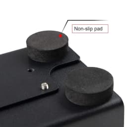 Toaiot Tabletop Filament Holder Rack Spool Material Shelves Supplies Fixed Seat For ABS PLA 3D Printer Material Rack Tray Black