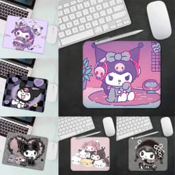 Cute cartoon Kuromi Gaming Mouse Pad XS Small Mousepad For PC Gamer Desktop Decoration Office Mouse Mat Deskmat Rug