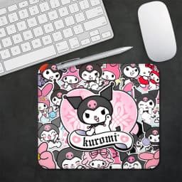 Cute cartoon Kuromi Gaming Mouse Pad XS Small Mousepad For PC Gamer Desktop Decoration Office Mouse Mat Deskmat Rug