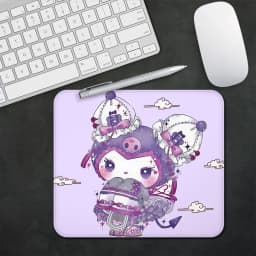 Cute cartoon Kuromi Gaming Mouse Pad XS Small Mousepad For PC Gamer Desktop Decoration Office Mouse Mat Deskmat Rug