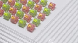 Outemu Silent Peach V3 Switch Lubed Silent Lemon V3 Switches Mechanical Keyboard Linear Tactile 5Pin Hot Swap PA66 Pre Lubed POM