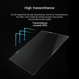 FEP Film 280*200*0.15mm for Anycubic Photon Mono X 6Ks Mono X2 Mono X 6K M3 Plus Mono M5 M5s M7 Pro 3D Printer Release Film