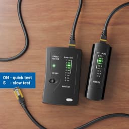 ZoeRax Network Ethernet Cable Tester for LAN RJ45 Cat5 Cat5e Cat6 Cat6a Cat7 UTP/Shielded Cable and RJ11 RJ12