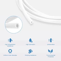 Creality Original K1 Series Teflon Tube Kit 2M White Teflon Tube Kit for K1_K1C_K1 Max_Ender-3 V3 3D Printer Accesoires