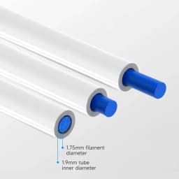 Creality Original K1 Series Teflon Tube Kit 2M White Teflon Tube Kit for K1_K1C_K1 Max_Ender-3 V3 3D Printer Accesoires