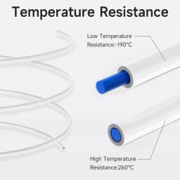 Creality Original K1 Series Teflon Tube Kit 2M White Teflon Tube Kit for K1_K1C_K1 Max_Ender-3 V3 3D Printer Accesoires